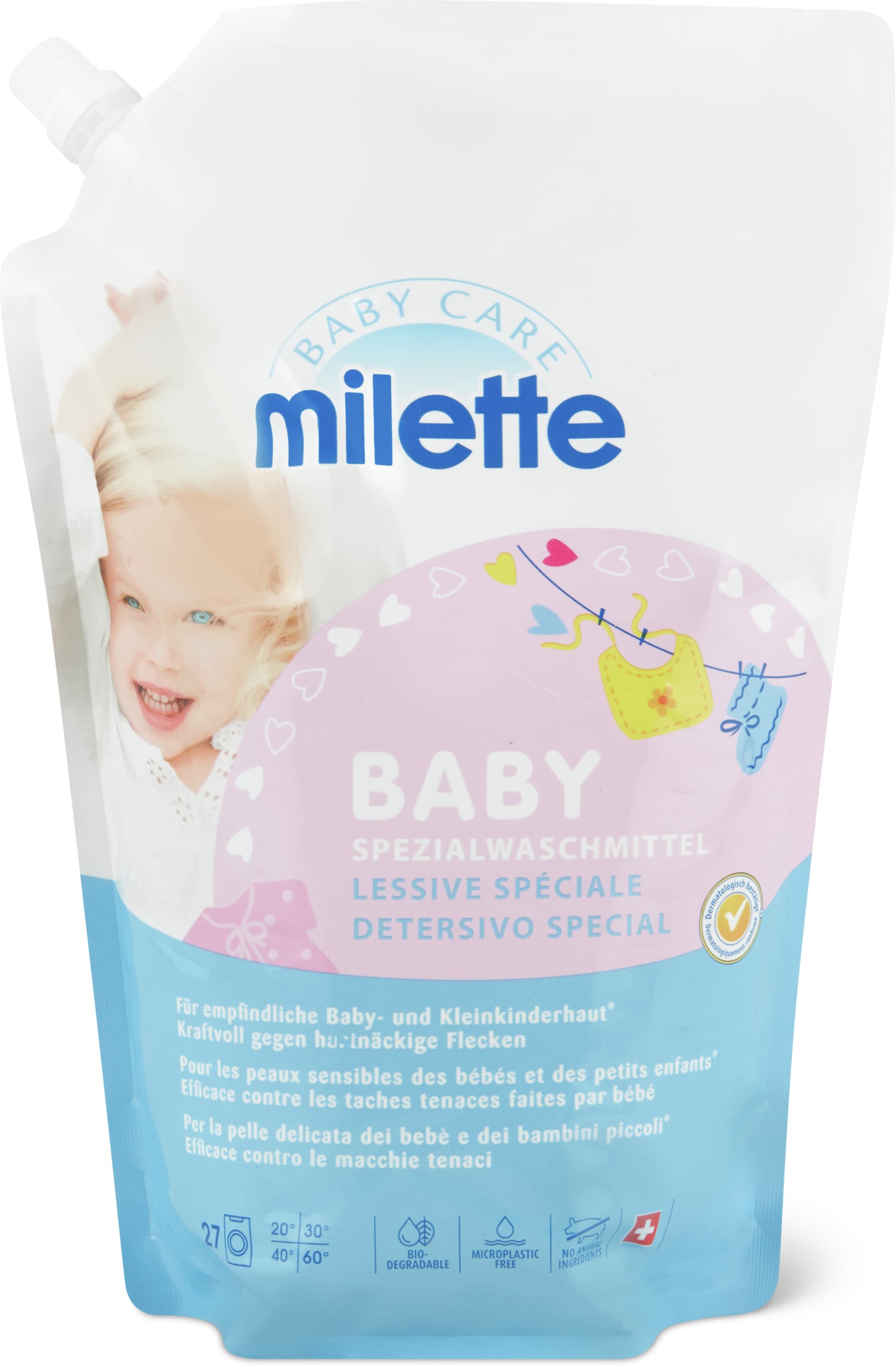 Detergente liquido per bambini 27 lavaggi